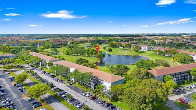 300 SW 134th Way Unit 413E, Pembroke Pines, FL 33027 - bird's eye view of a large body of water, apartment complex, and a golf course