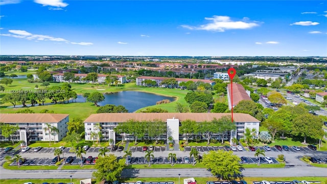 300 SW 134th Way Unit 413E, Pembroke Pines, FL 33027 - aerial overview of property's location with a large body of water, a golf course, and apartment complex