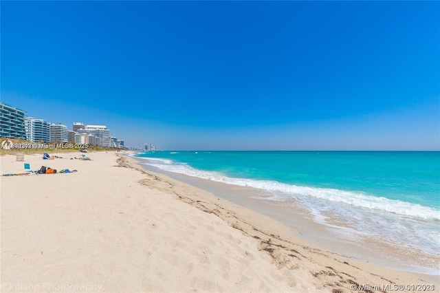 9225 Collins Ave Unit 307, Surfside, FL 33154 - water view featuring nearby beach