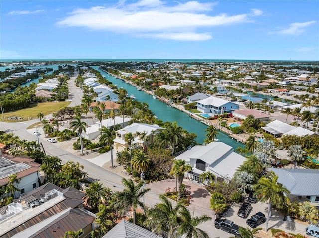 1220 Coury Dr, Key Colony, FL 33051 - aerial view of residential area with a large body of water