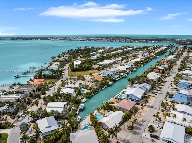 1220 Coury Dr, Key Colony, FL 33051 - aerial view of residential area with a nearby body of water