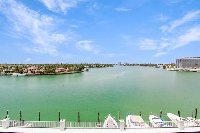 6770 Indian Creek Dr Unit 6O, Miami Beach, FL 33141 - water view featuring fence
