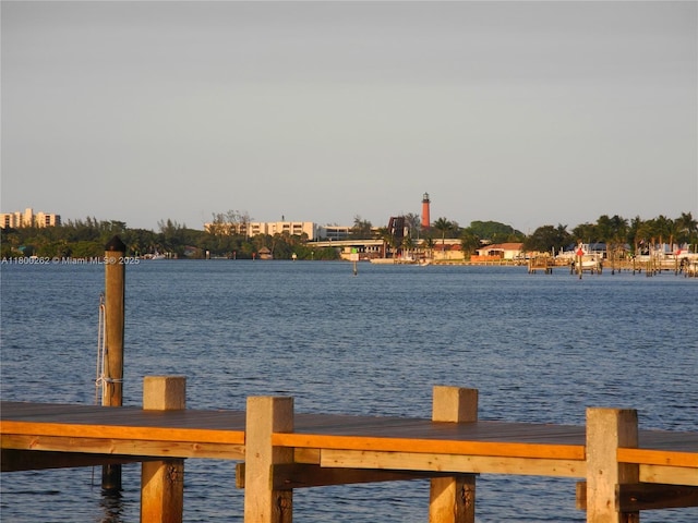 825 Center St Unit 24A, Jupiter, FL 33458 - dock area with a water view
