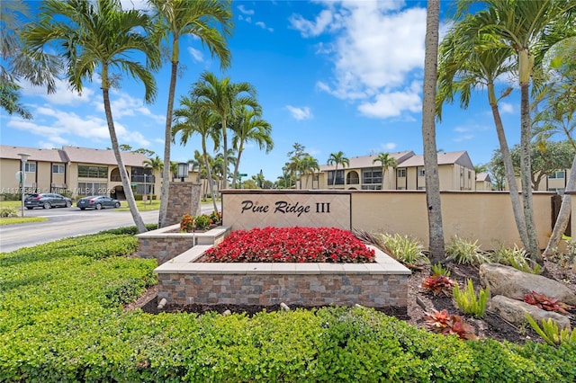 322 Pine Ridge Cir Unit A-2, Green Acres, FL 33463 - community / neighborhood sign featuring a residential view