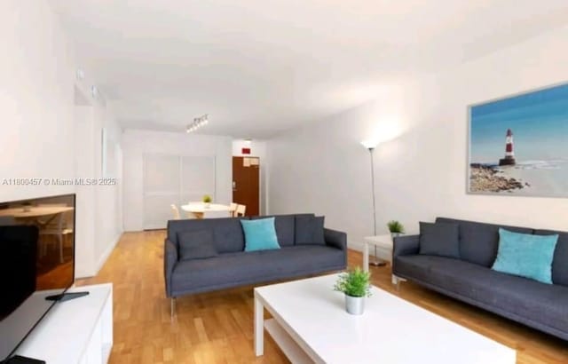 3901 S Ocean Dr Unit 2Z, Hollywood, FL 33019 - living area with light wood-type flooring