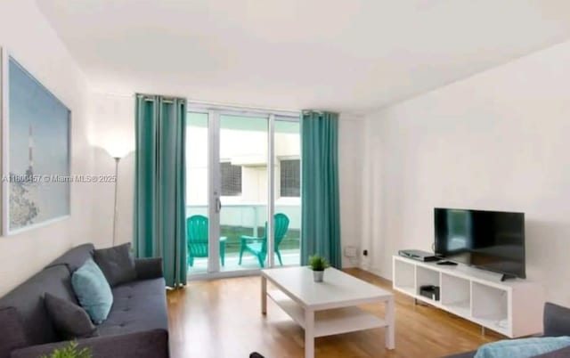 3901 S Ocean Dr Unit 2Z, Hollywood, FL 33019 - living room with wood finished floors