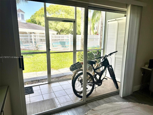 300 Promenade Dr Unit 105, Dunedin, FL 34698 - entryway with wood finished floors
