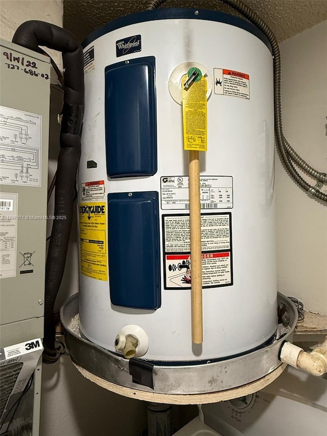 300 Promenade Dr Unit 105, Dunedin, FL 34698 - utility room with water heater