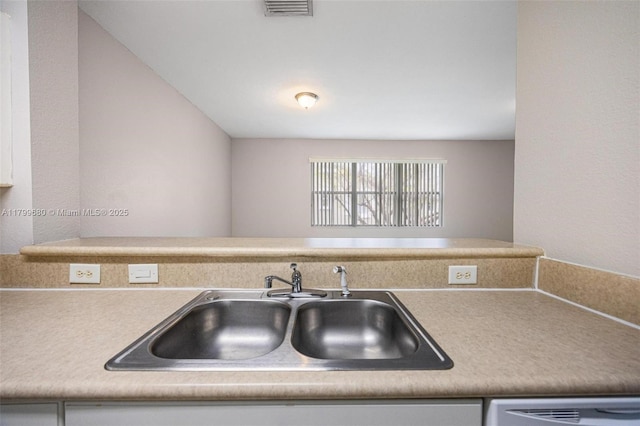 2933 SE 2nd St Unit 20, Homestead, FL 33033 - kitchen with a sink, dishwasher, and light countertops