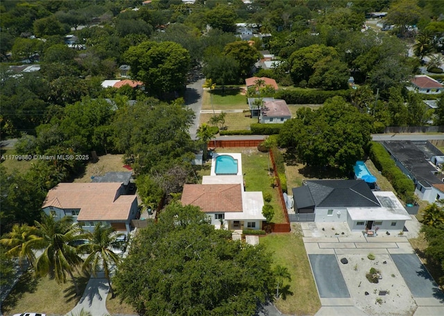 12000 NE 11th Ct, Biscayne Park, FL 33161 - drone / aerial view of a pool