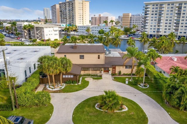 418 Tammarind Dr, Hallandale Beach, FL 33009 - view of urban area with a large body of water
