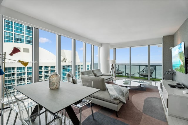 6799 Collins Ave Unit 1602, Miami Beach, FL 33141 - view of sunroom / solarium