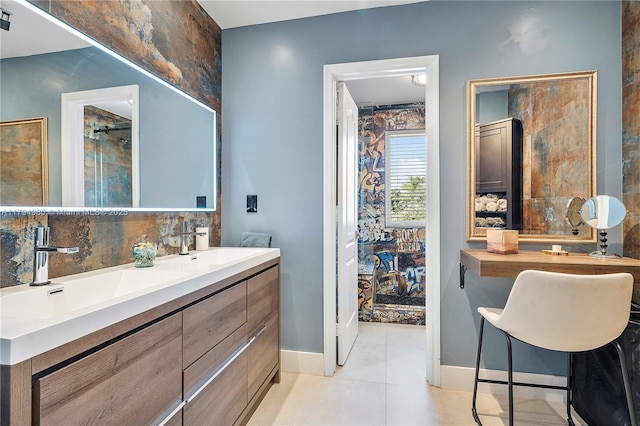 20230 NW 7th St, Pembroke Pines, FL 33029 - bathroom with double vanity and tile patterned flooring