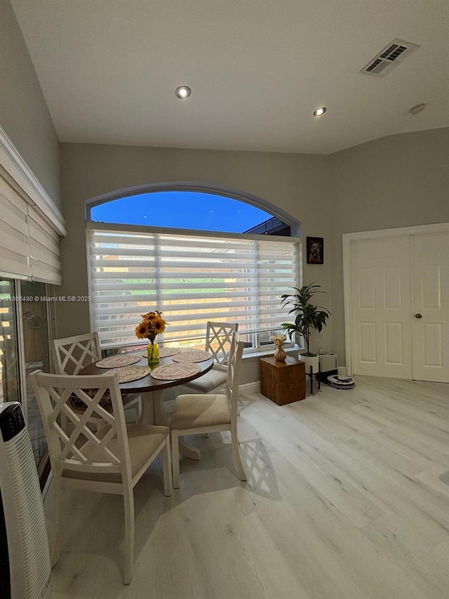 14530 SW 123rd Ct, Miami, FL 33186 - dining space featuring wood finished floors, healthy amount of natural light, and recessed lighting