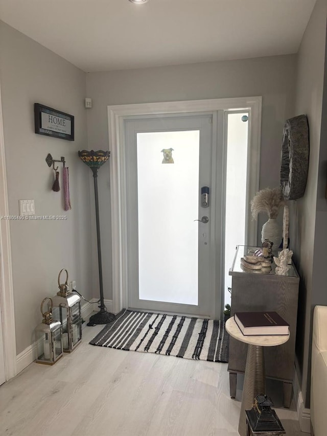 14530 SW 123rd Ct, Miami, FL 33186 - foyer entrance with wood finished floors and baseboards