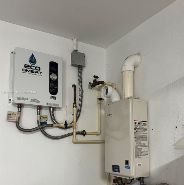 14530 SW 123rd Ct, Miami, FL 33186 - utility room with water heater