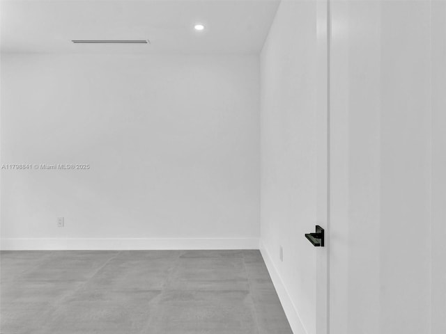 4921 NW 6th Ave, Miami, FL 33127 - spare room with recessed lighting, baseboards, and finished concrete flooring