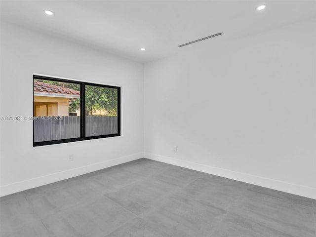 4921 NW 6th Ave, Miami, FL 33127 - unfurnished room featuring recessed lighting, baseboards, and finished concrete flooring