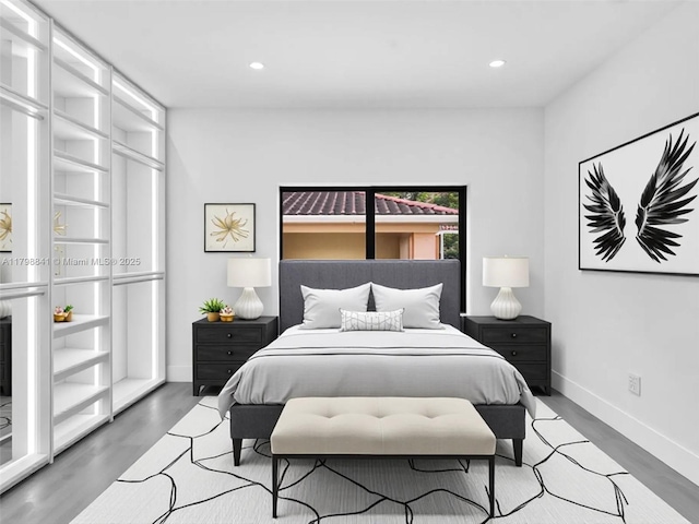 4921 NW 6th Ave, Miami, FL 33127 - bedroom with baseboards, recessed lighting, and wood finished floors