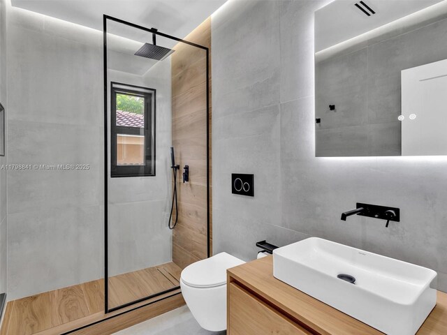 4921 NW 6th Ave, Miami, FL 33127 - bathroom with walk in shower, toilet, and a sink