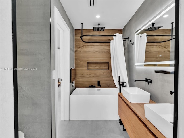 4921 NW 6th Ave, Miami, FL 33127 - full bathroom featuring recessed lighting and double vanity