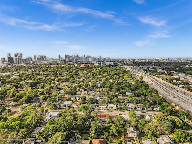 4921 NW 6th Ave, Miami, FL 33127 - bird's eye view of a main thoroughfare and a view of skyline