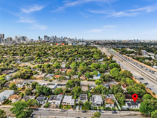 4921 NW 6th Ave, Miami, FL 33127 - drone / aerial view of a major roadway and a skyline view