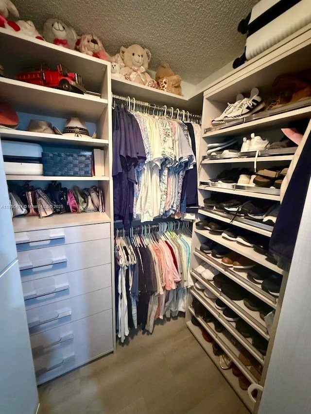 4909 Bayberry Ln, Tamarac, FL 33319 - walk in closet featuring wood finished floors