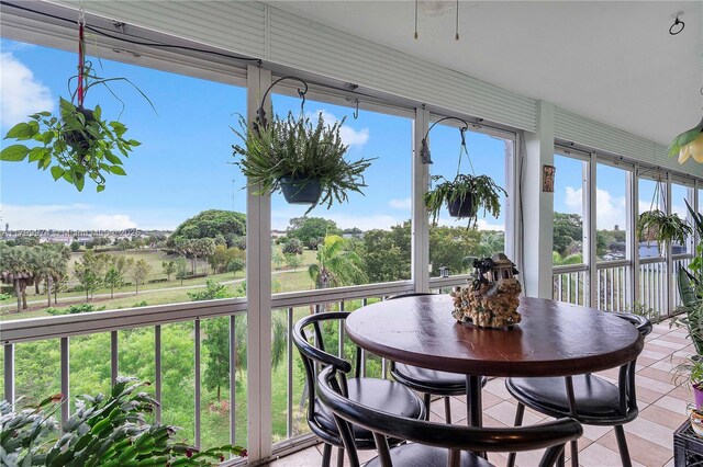 4800 Hillcrest Ln Unit 503, Hollywood, FL 33021 - sunroom / solarium with tile patterned flooring