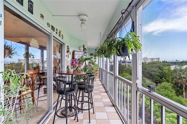4800 Hillcrest Ln Unit 503, Hollywood, FL 33021 - view of sunroom / solarium