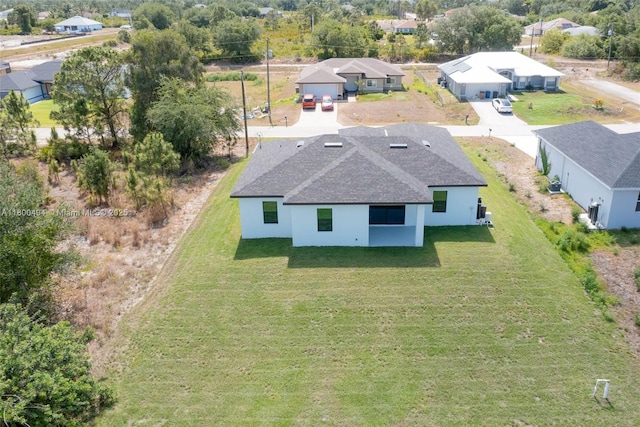 aerial perspective of suburban area
