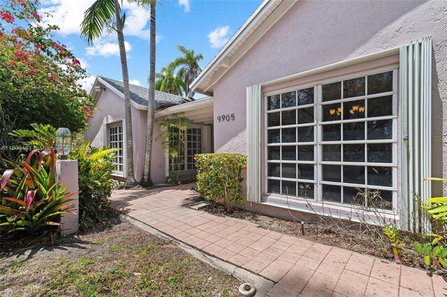 9905 SW 131st St, Miami, FL 33176 - entrance to property with stucco siding