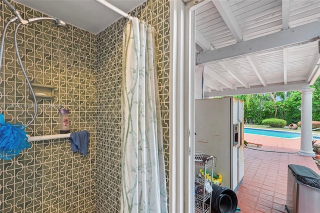 9905 SW 131st St, Miami, FL 33176 - full bath with a tile shower