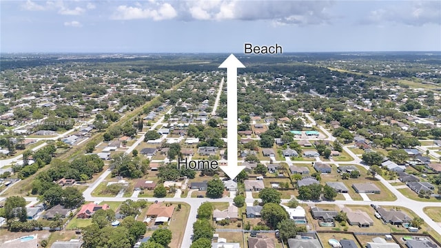 drone / aerial view