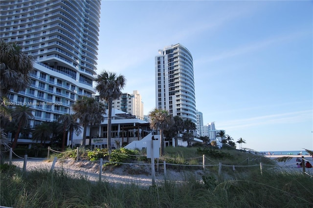 view of property