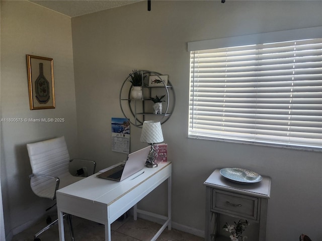 1601 SW 128th Ter Unit 201A, Pembroke Pines, FL 33027 - office featuring tile patterned flooring and baseboards