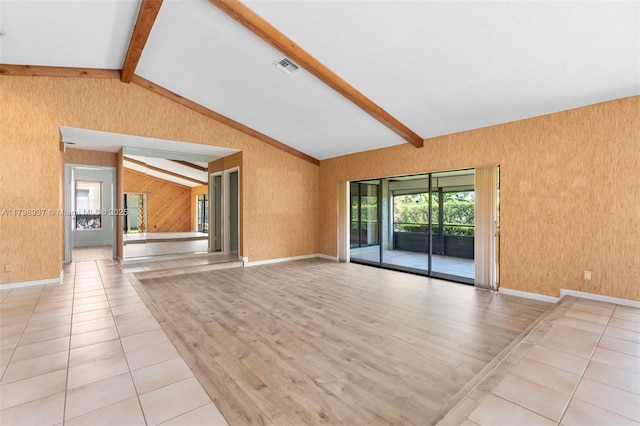 8400 NW 52nd St, Lauderhill, FL 33351 - unfurnished living room featuring light wood-style floors and baseboards