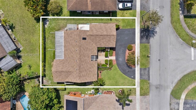 8400 NW 52nd St, Lauderhill, FL 33351 - aerial view of property's location with property parcel outlined
