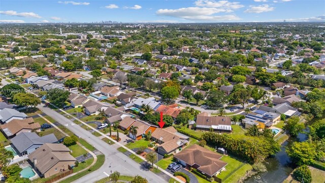 8400 NW 52nd St, Lauderhill, FL 33351 - aerial view of property's location with nearby suburban area