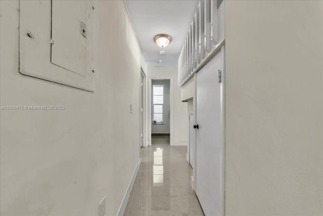1060 SW 111th Way, Davie, FL 33324 - corridor with light tile patterned flooring and baseboards