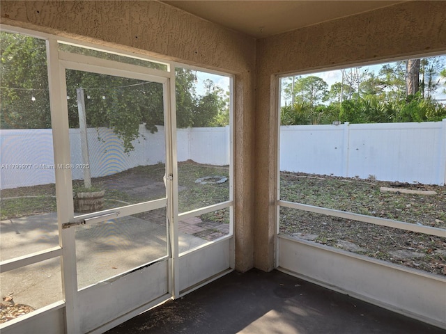 453 Dahoon Holly Dr, Daytona Beach, FL 32117 - unfurnished sunroom featuring plenty of natural light