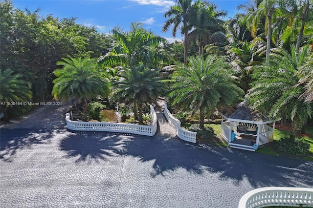 view of asphalt road