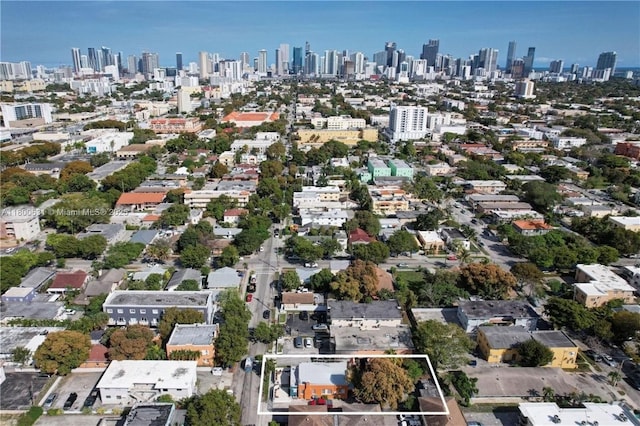 1436 SW 3rd St, Miami, FL 33135 - view of property location featuring skyline and property parcel outlined