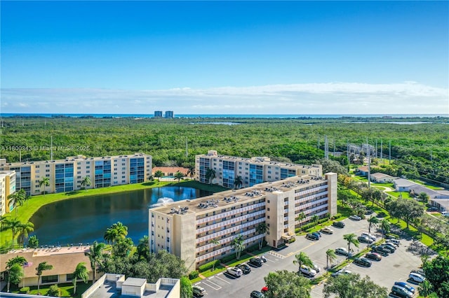 431 SE 3rd St Unit 201, Dania Beach, FL 33004 - aerial view of a large body of water, apartment complex, and a heavily wooded area