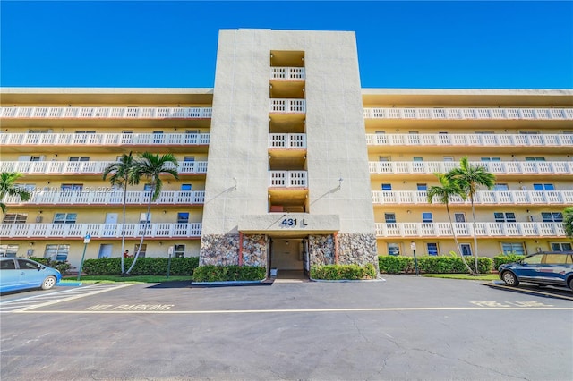 431 SE 3rd St Unit 201, Dania Beach, FL 33004 - view of apartment building / complex with uncovered parking