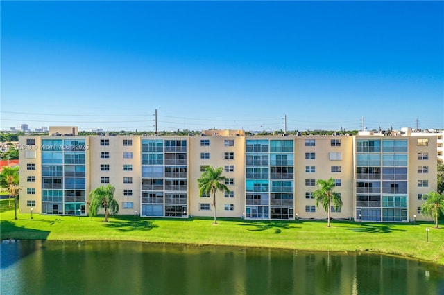 431 SE 3rd St Unit 201, Dania Beach, FL 33004 - view of apartment building / complex featuring a water view