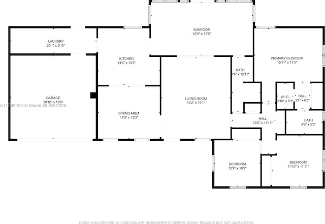 8345 SW 143rd St, Palmetto Bay, FL 33158 - view of home floor plan