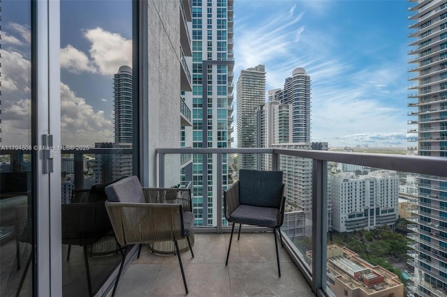 1050 Brickell Ave Unit 2416, Miami, FL 33131 - balcony with a city view