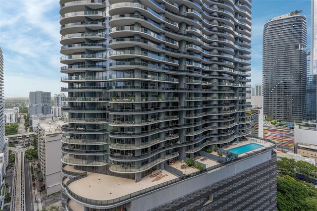 view of property with a view of city