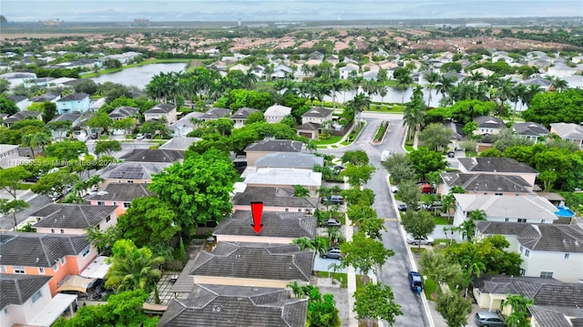 377 NE 34th Ter, Homestead, FL 33033 - aerial overview of property's location featuring nearby suburban area and a large body of water